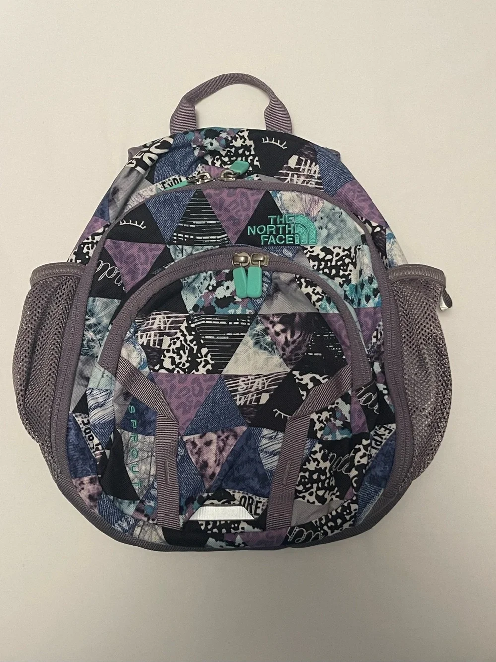 North Face Purple Sprout backpack